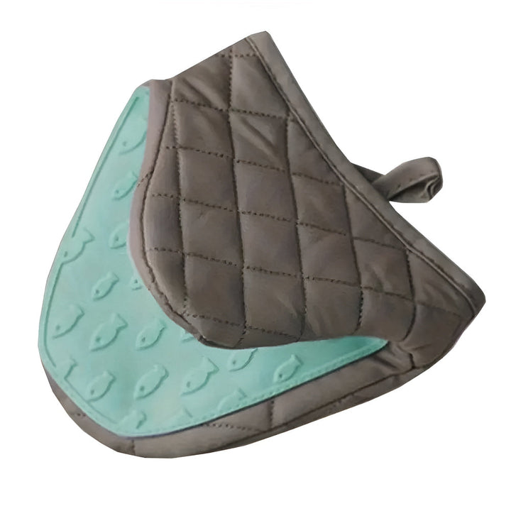 Lisslune | Silicone Quilted Heatproof Kitchen Mitts