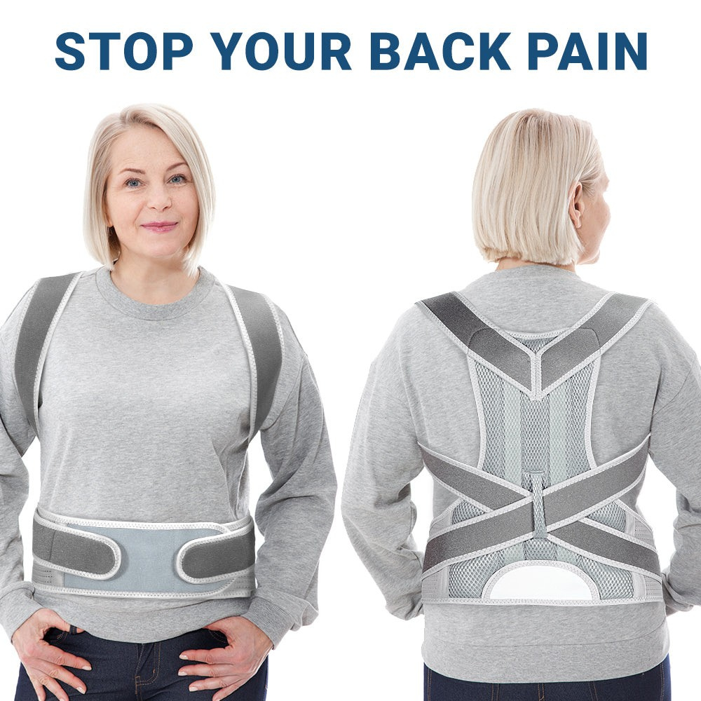 Lisslune | Posture Corrector Back Brace – Adjustable Lumbar Support Belt for Back Pain Relief & Spine Alignment | Unisex UK