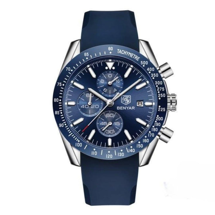 Lisslune | Men’s Waterproof Quartz Watch with Leather Strap