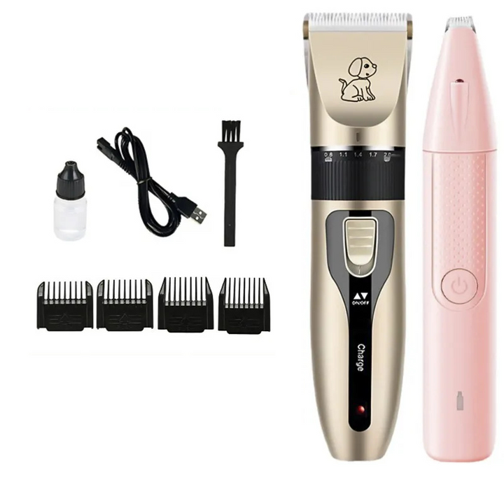 Lisslune | Whisper-Quiet Dog Grooming Clippers | Long-Lasting Battery & Precision Blades for Stress-Free Pet Care