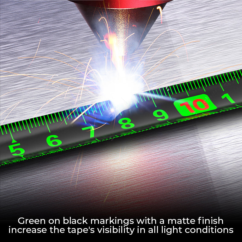 Lisslune | Luminous fluorescent steel measuring tape
