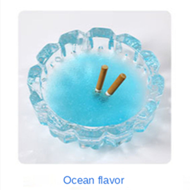 Lisslune | Disposable Practical Ashtray Odor Removal Clean Air Sand Gel