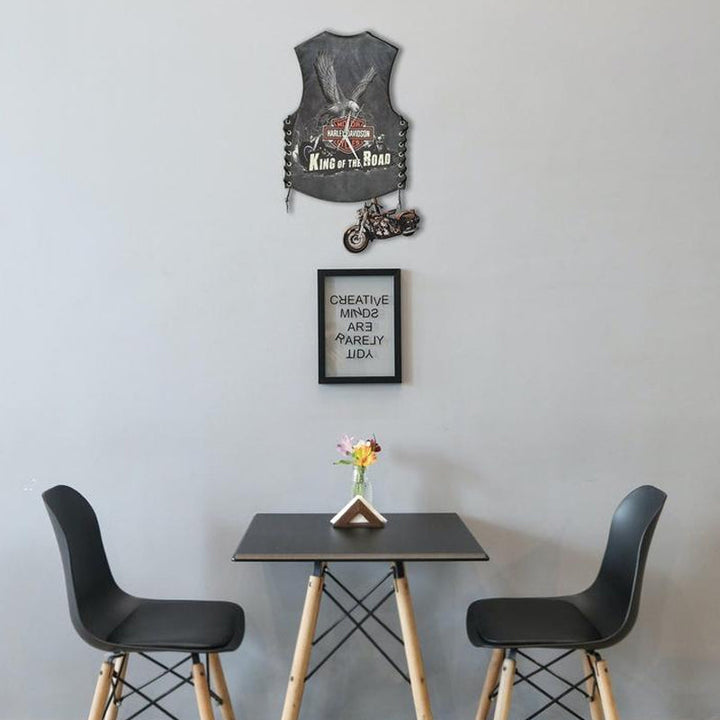 Lisslune | Creative Vest Motorcycle Wall Clock Decoration