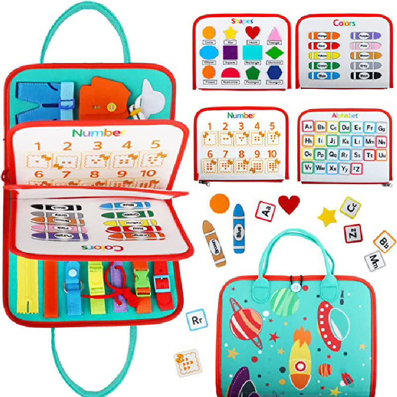 Lisslune | Toddler Activity Board Quiet Book