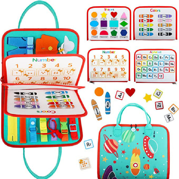 Lisslune | Toddler Activity Board Quiet Book