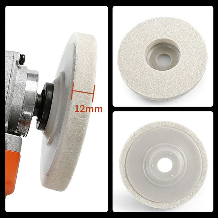 Lisslune | Wool Felt Polishing Wheel Disc