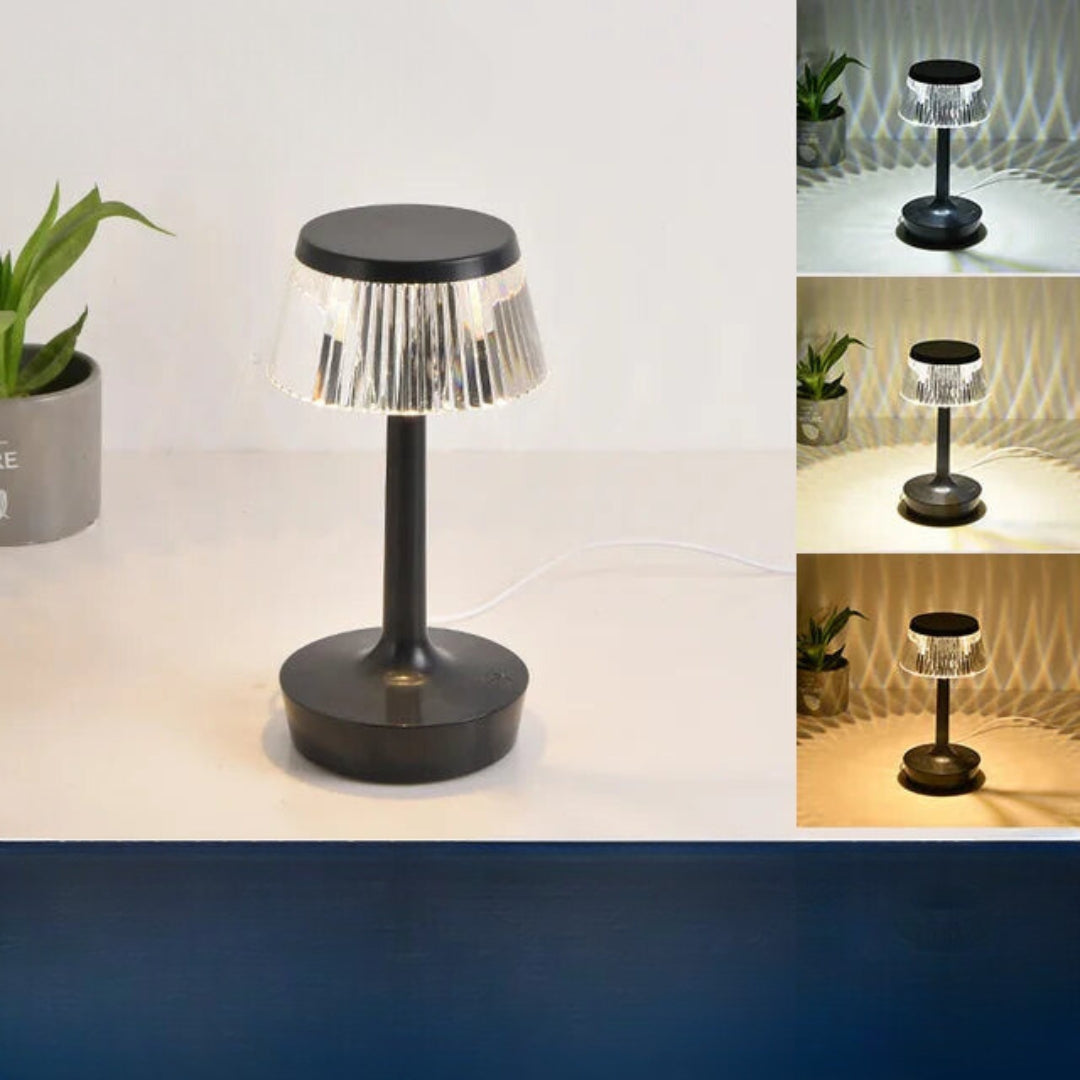 Lisslune | Rechargeable Crystal Table Lamp