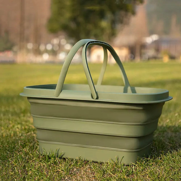 Lisslune | Foldable Ultra Flex Multi-Use Basket – For Camping, BBQ and Household Use