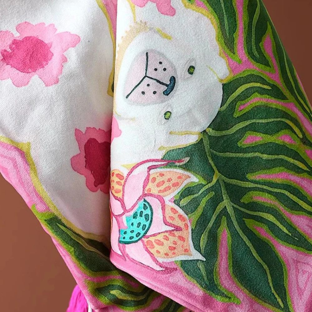 Lisslune | Blush Pink Dog Tassel Cushion Cover