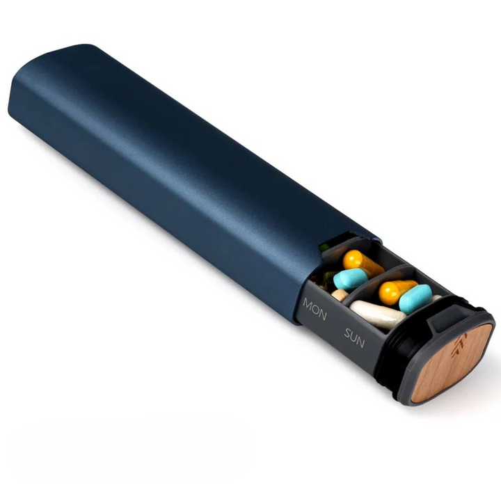Lisslune | 7-Day Medication Organizer – Compact Leakproof Pillbox for Home and Travel