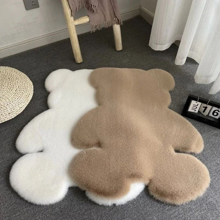 Lisslune | Fluffy Charm Teddy Bear Rug