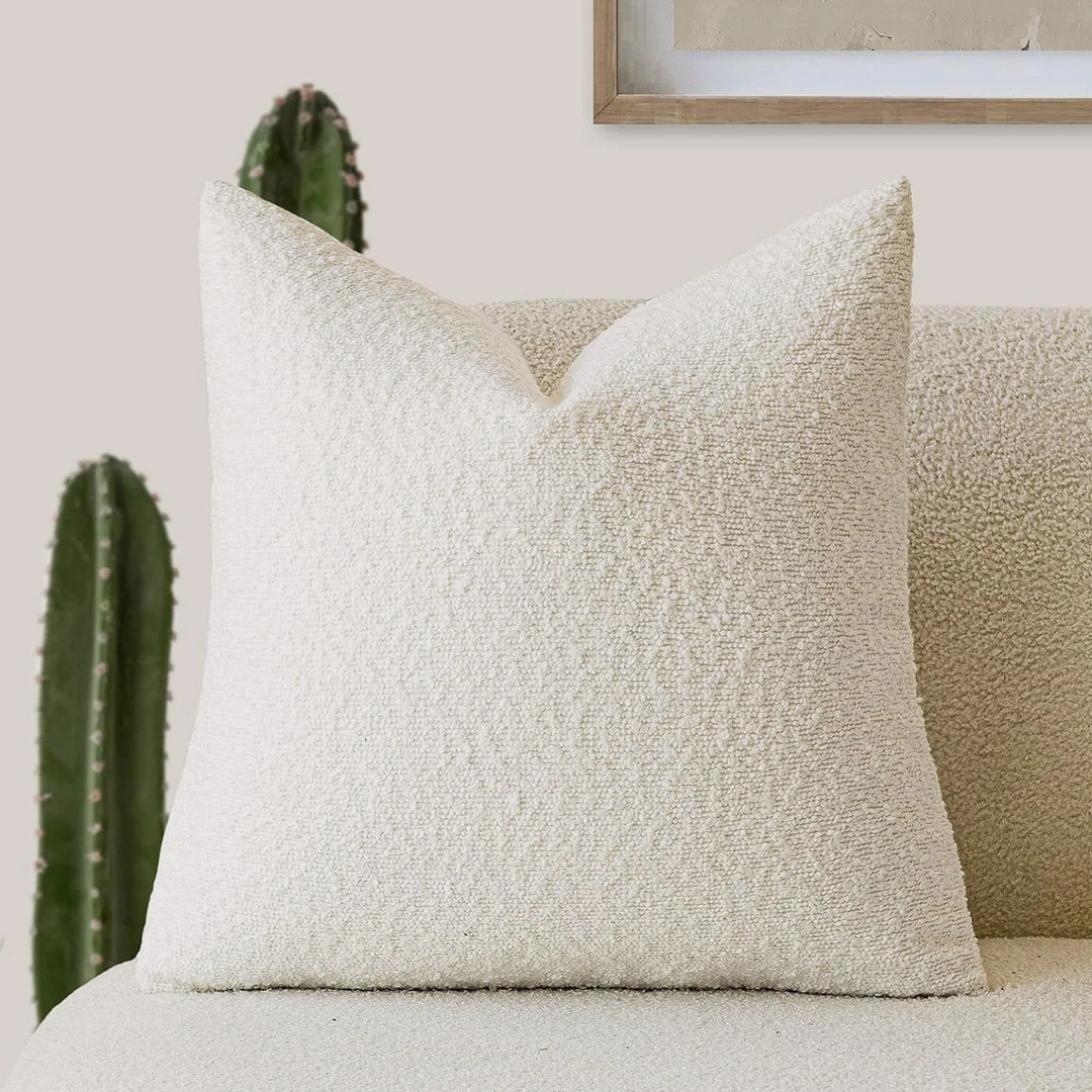 Lisslune | Tulum Boucle Cushion Cover 45x45cm Decorative Pillow