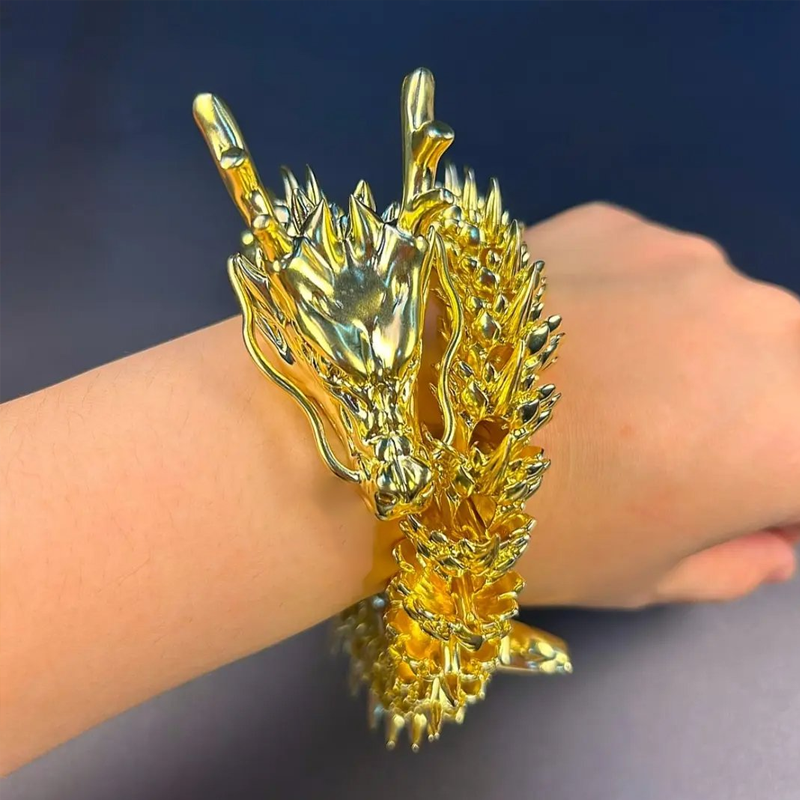 Lisslune | Golden Dragon with movable joints