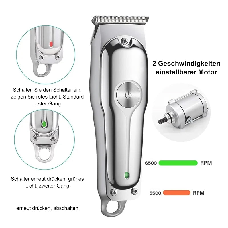 Lisslune | USB Hair Clipper made of stainless steel