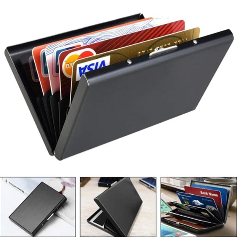Lisslune | Ultral thin card case with theft and demagnetization protection