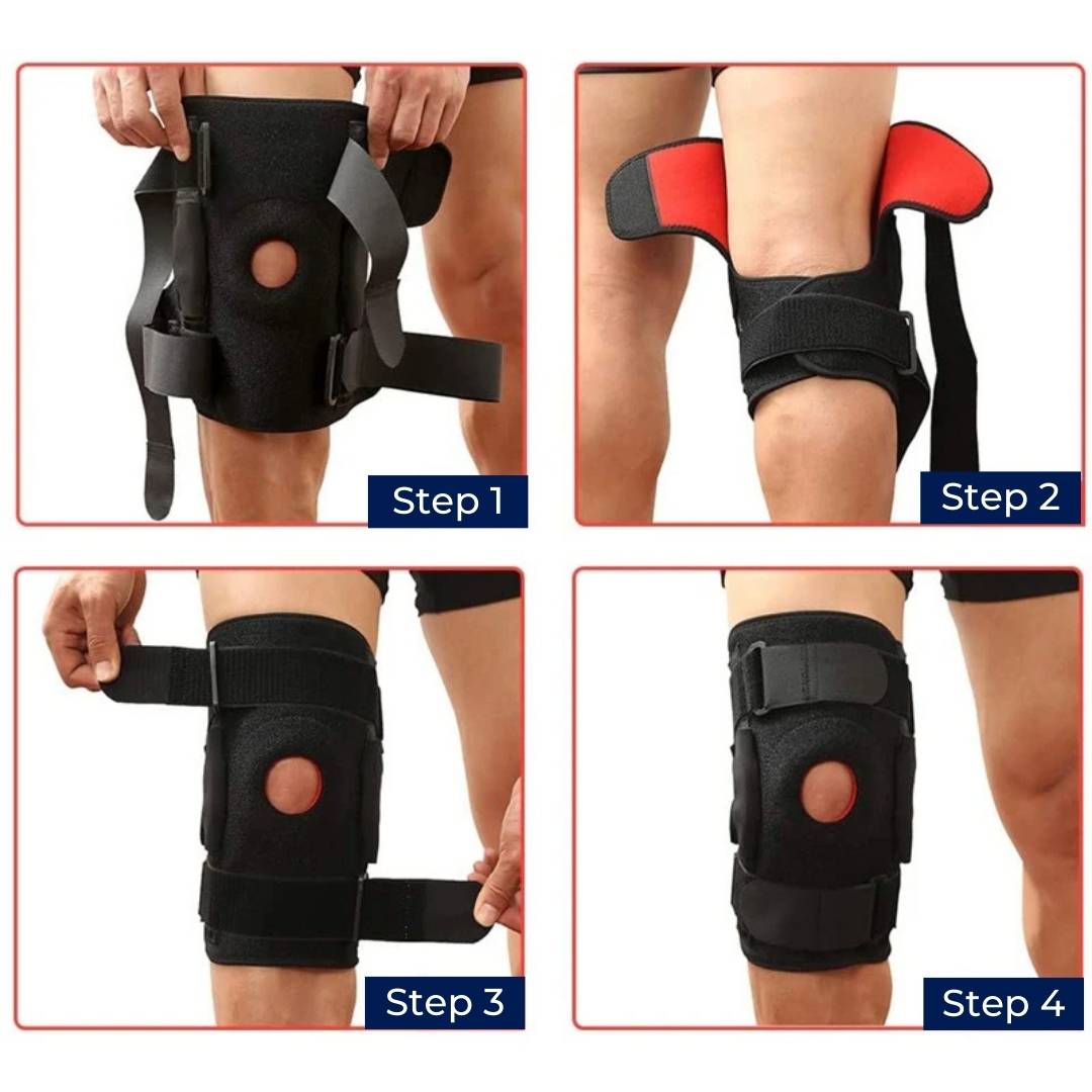 Lisslune | ACL Knee Brace for Knee Support and Stability | Reduces Pain, Swelling, and Limits Motion | Ideal for Recovery and Injury Protection