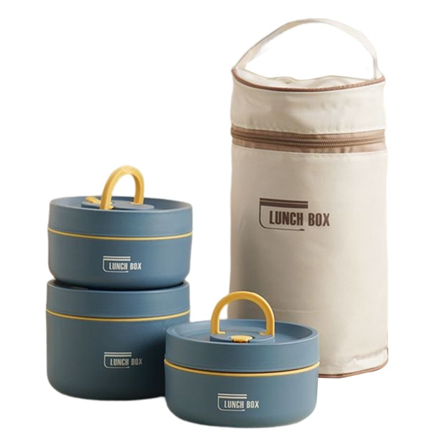 Lisslune | Multi-Layer Insulated Lunchbox with Free Carry Bag