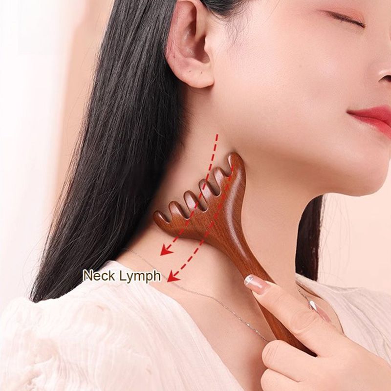 Lisslune | Meridian massage comb with six claws