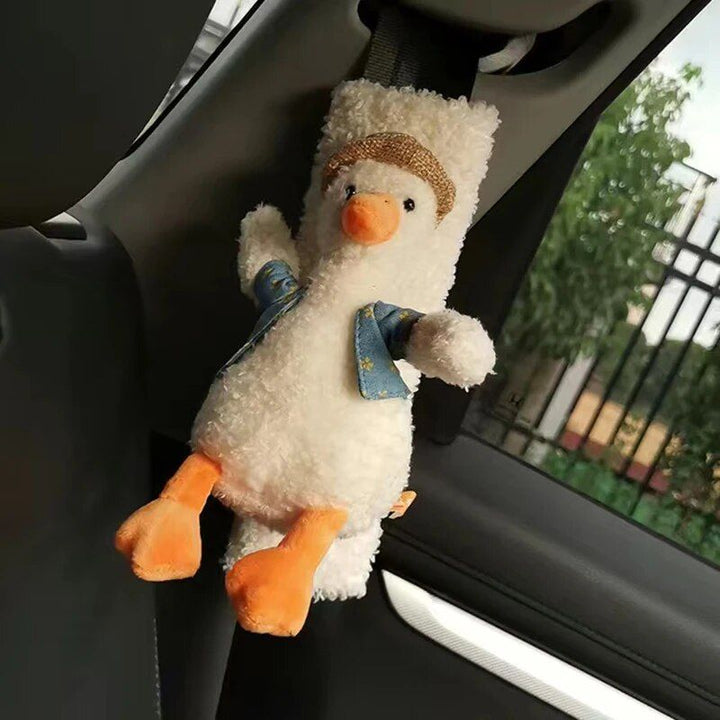 Lisslune | Plush Rabbit Seat Belt Decoration with Shoulder Pad & Headrest Pillow