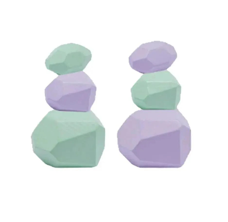 Lisslune | Colorful Wooden Building Blocks Set for Creative Learning and Logical Development