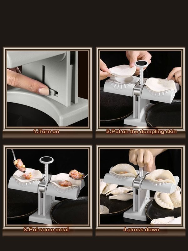 Lisslune | Household Double Head Automatic Dumpling Maker Mold