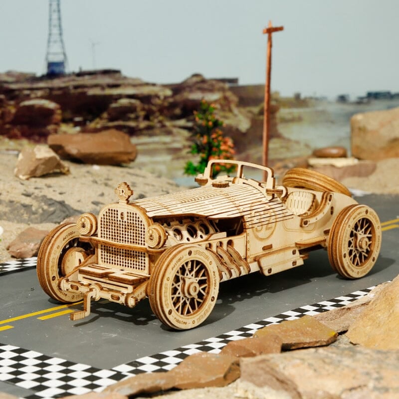 Lisslune | Super Wooden Mechanical Model Puzzle Set