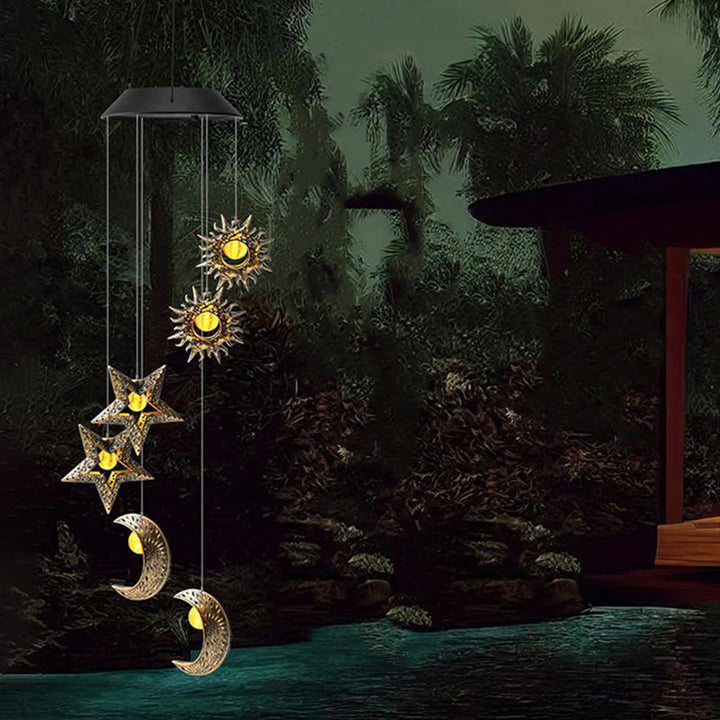 Lisslune | Sun Moon Star Solar Pendant Lights