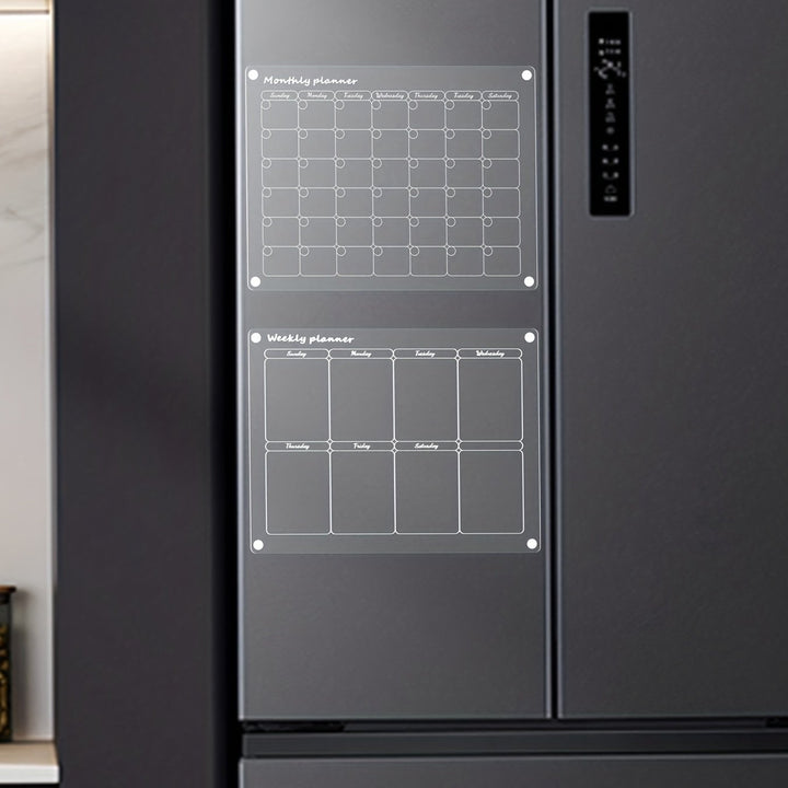 Lisslune | Magnetic Schedule Planner For Fridge[Permanently reusable]