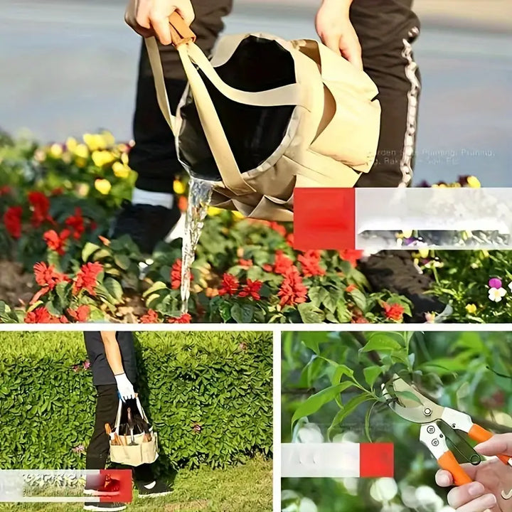 Lisslune | Garden Tool Set with Carrying Bag – 10-piece Set for Garden Care