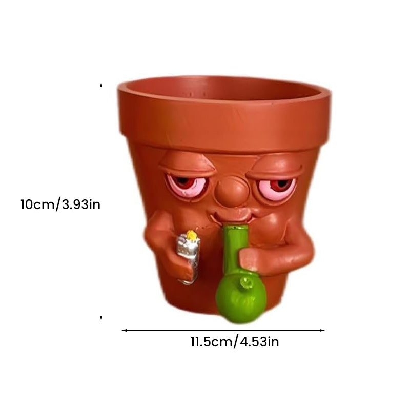 Lisslune | Creative smoking flower pot