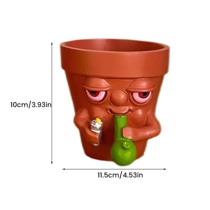 Lisslune | Creative smoking flower pot