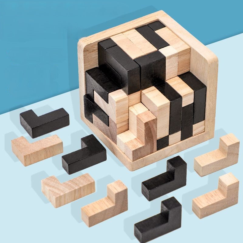 Lisslune | Wood intelligence toy brain teaser game