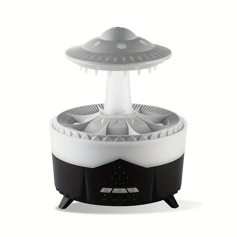 Lisslune | Relaxing Raindrop Aromatherapy Essential Oil Diffuser - LED Light & Humidifier