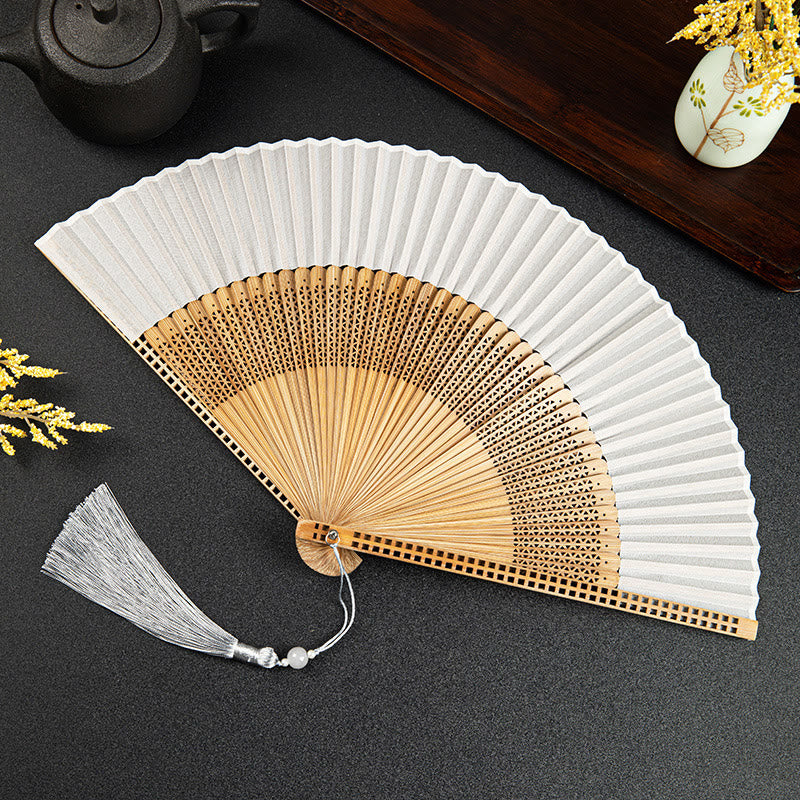 Lisslune | Hand fan made of bamboo silk