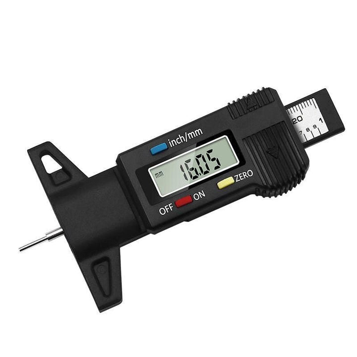 Lisslune | Essential Digital Tread Depth Gauge - Precision Car Tire Monitoring Tool