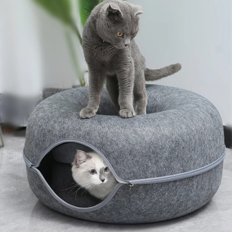 Lisslune | PetRest - Cozy Cat Bed Donut Bed for Ultimate Comfort