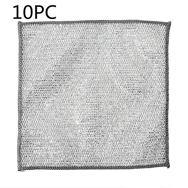 Lisslune | Microfiber Steel Wire Cleaning Cloths for Kitchen Appliances