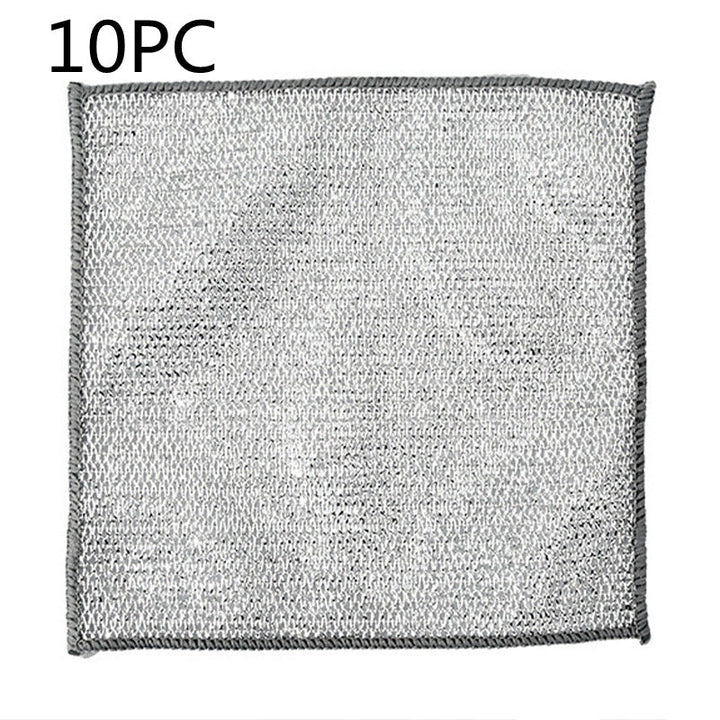 Lisslune | Microfiber Steel Wire Cleaning Cloths for Kitchen Appliances