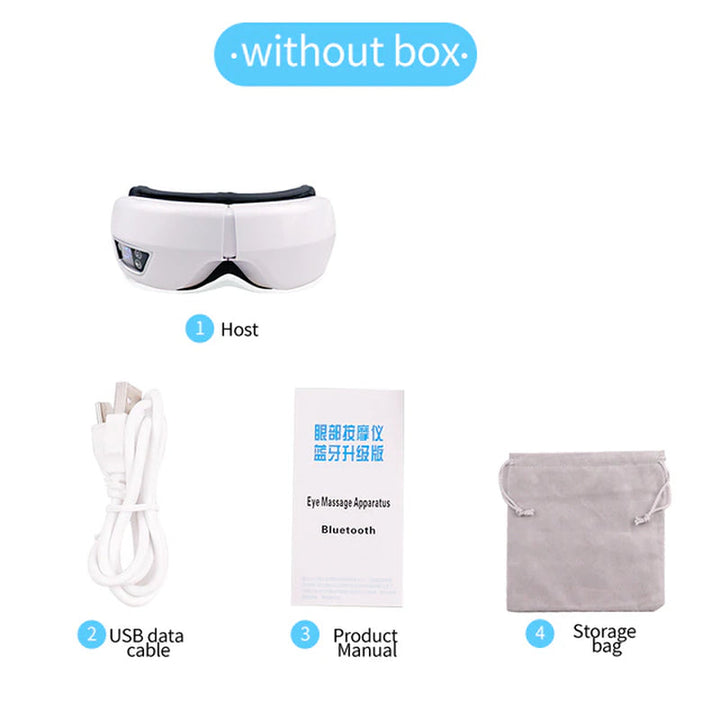 Lisslune | Eye massager with heat Smart Airbag Vibration Bluetooth Eye protection