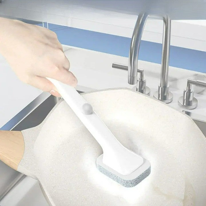 Lisslune | Long Handle Disposable Kitchen Cleaning Brush Kit