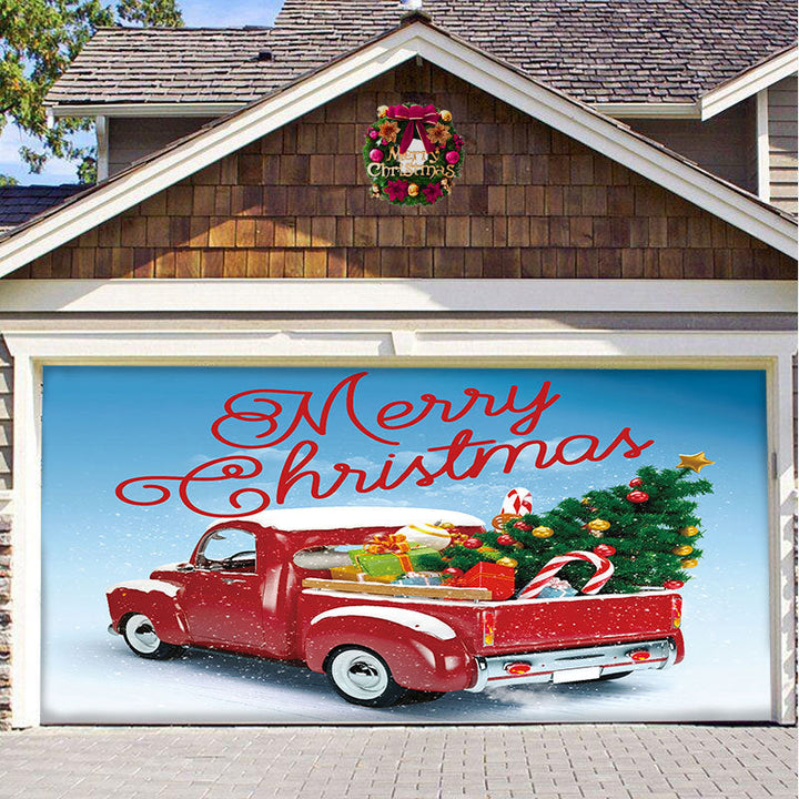 Lisslune | Christmas Carsge Door Banner Ornament