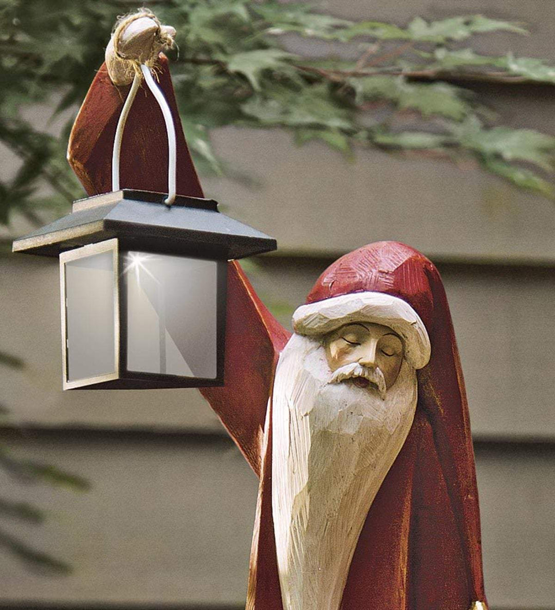 Lisslune | Santa And Snowman Sculpture