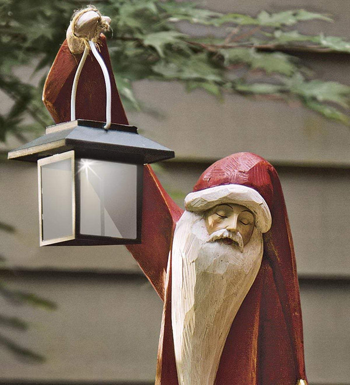 Lisslune | Santa And Snowman Sculpture
