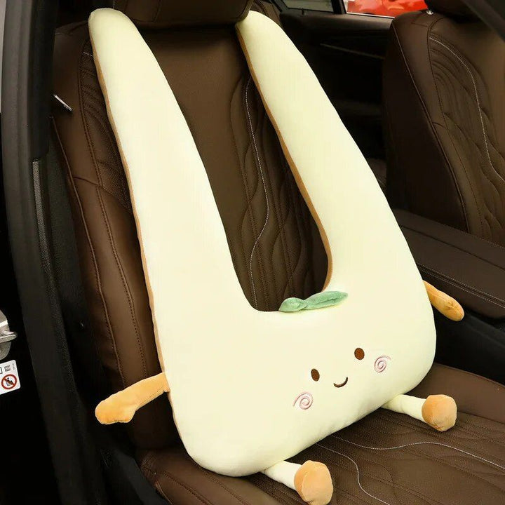 Lisslune | Plush Cartoon Car Nap Pillow for Optimal Travel Comfort