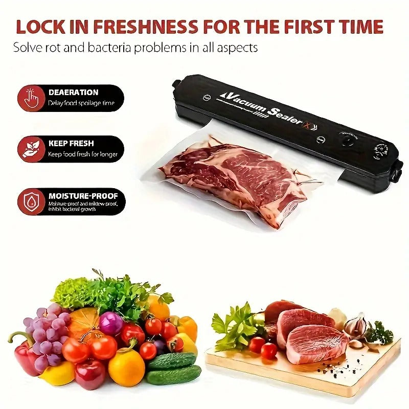 Lisslune | Cordless Food Vacuum Sealer | Easy Food Storage