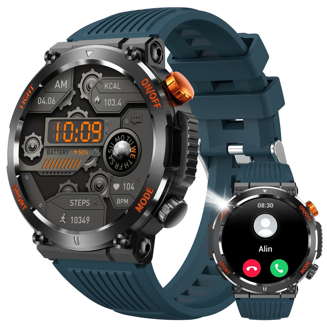 Lisslune | Jacket - Waterproof Smartwatch with LED Flashlight and Sleep Monitor
