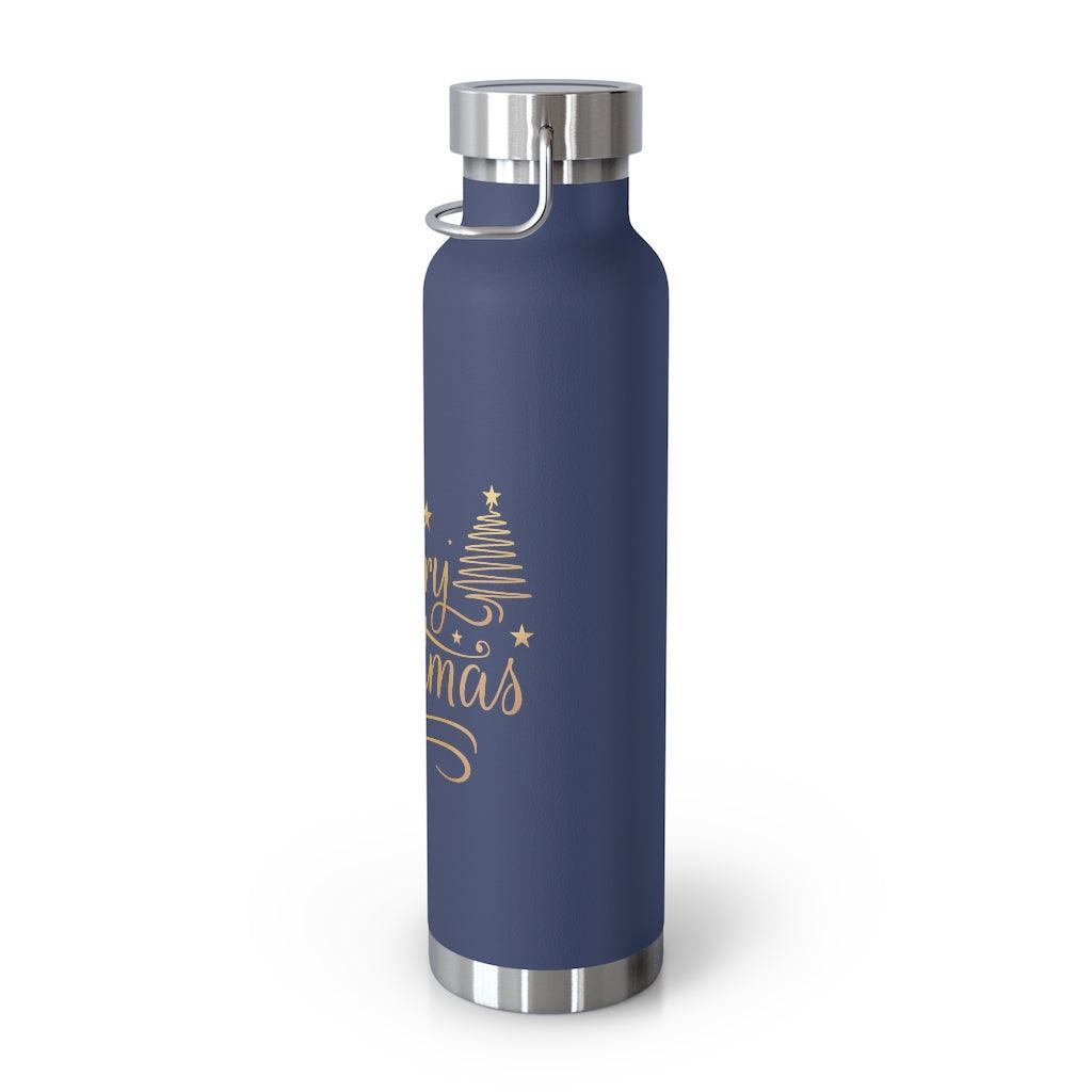 Lisslune | Vacation Joy Vacuum Insulated Stainless Steel Water Bottle - 22 Oz with Wide Neck