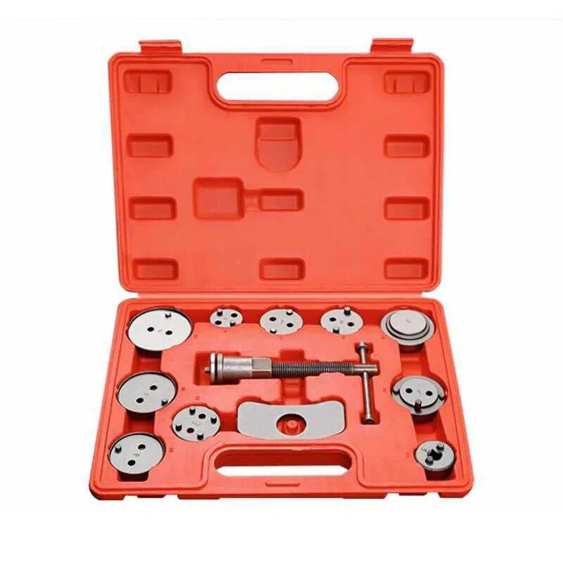 Lisslune | Universal 12-piece car brake caliper tool set – disc return & piston compression kit