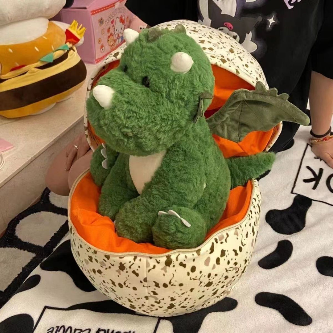 Lisslune | Plush Dinosaur + Eggshell - Small
