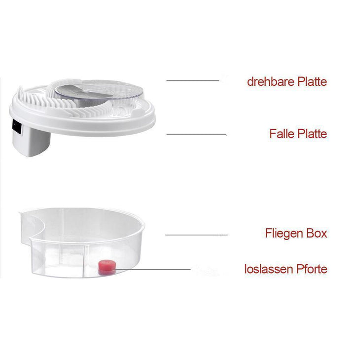 Lisslune | USB Electric Fly Trap Device, white